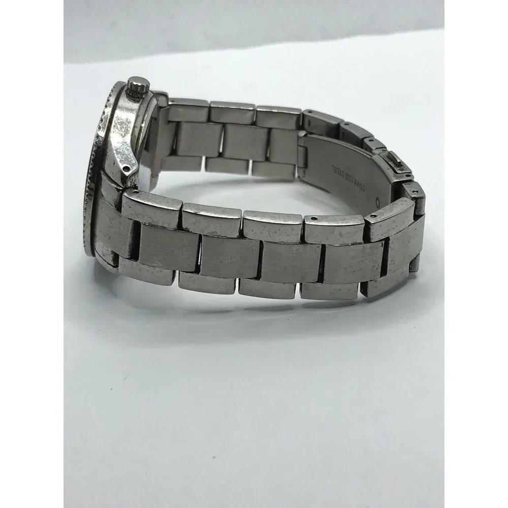 Fossil ES2860 Womens Silver Stainless Steel Analog Dial Quartz Wrist Watch HK532